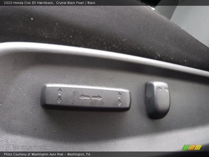 Crystal Black Pearl / Black 2020 Honda Civic EX Hatchback