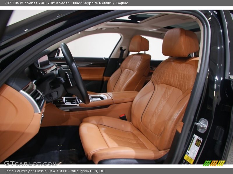 Black Sapphire Metallic / Cognac 2020 BMW 7 Series 740i xDrive Sedan
