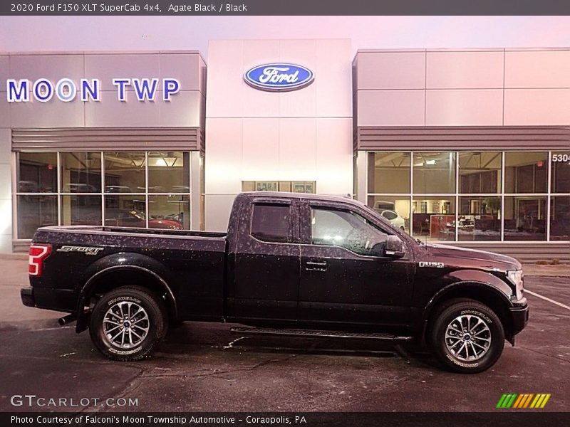 Agate Black / Black 2020 Ford F150 XLT SuperCab 4x4
