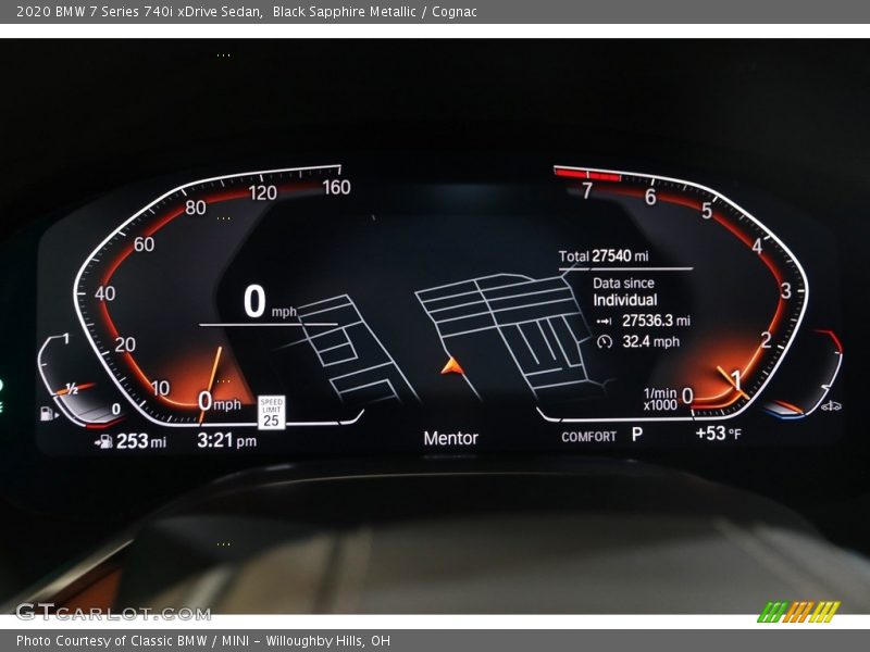 Black Sapphire Metallic / Cognac 2020 BMW 7 Series 740i xDrive Sedan