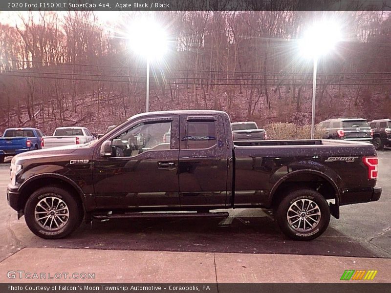 Agate Black / Black 2020 Ford F150 XLT SuperCab 4x4