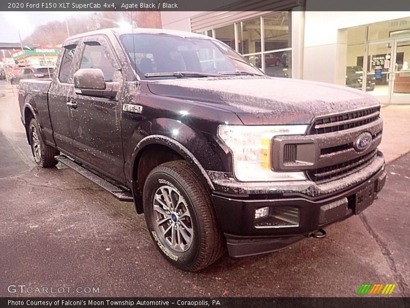 Agate Black / Black 2020 Ford F150 XLT SuperCab 4x4