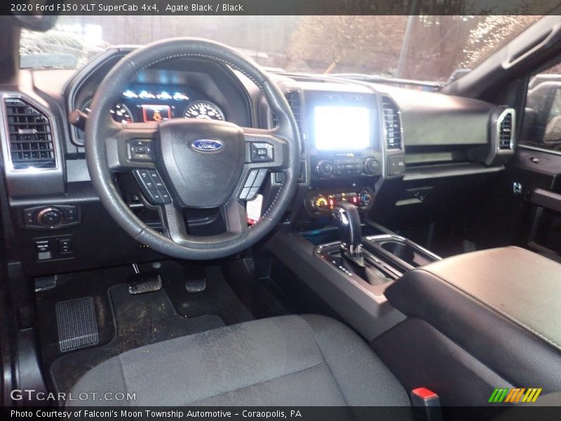 Agate Black / Black 2020 Ford F150 XLT SuperCab 4x4
