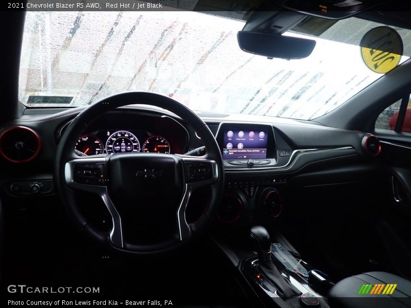 Red Hot / Jet Black 2021 Chevrolet Blazer RS AWD