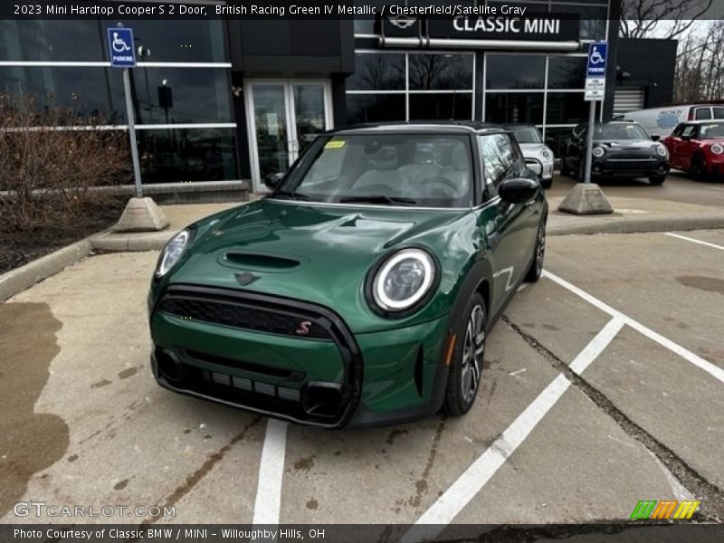 British Racing Green IV Metallic / Chesterfield/Satellite Gray 2023 Mini Hardtop Cooper S 2 Door