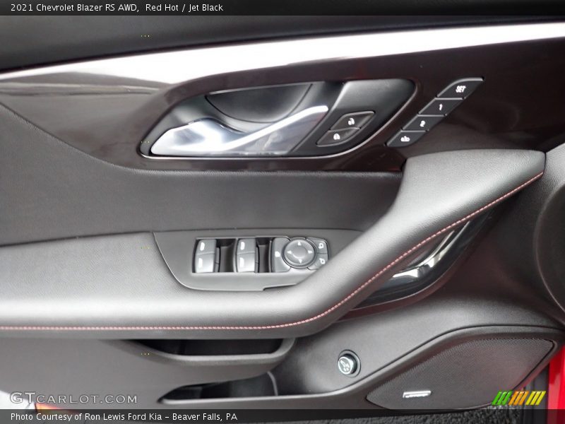 Red Hot / Jet Black 2021 Chevrolet Blazer RS AWD
