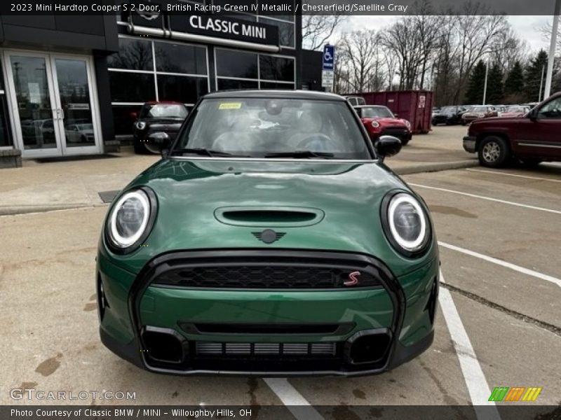 British Racing Green IV Metallic / Chesterfield/Satellite Gray 2023 Mini Hardtop Cooper S 2 Door