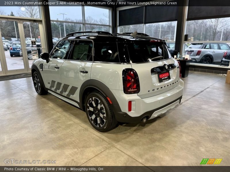 Momentum Grey / MINI Yours Lounge/Highland Green 2023 Mini Countryman Cooper S All4 -Untamed