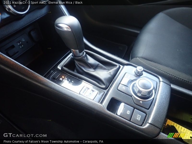 Eternal Blue Mica / Black 2021 Mazda CX-3 Sport AWD