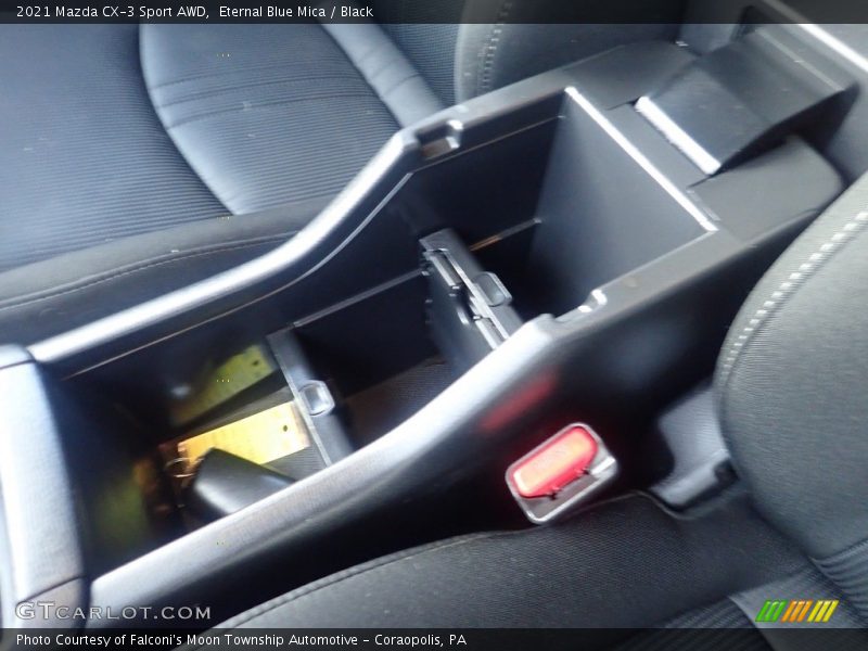 Eternal Blue Mica / Black 2021 Mazda CX-3 Sport AWD