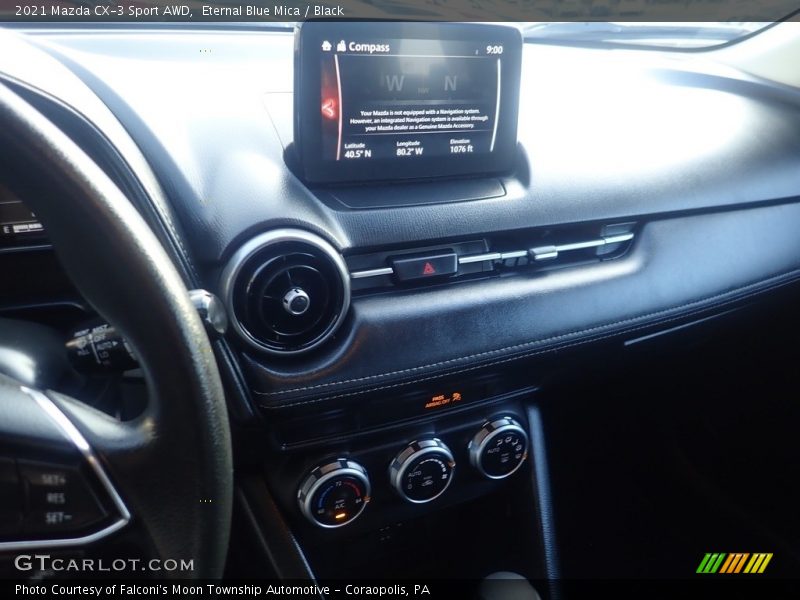 Eternal Blue Mica / Black 2021 Mazda CX-3 Sport AWD