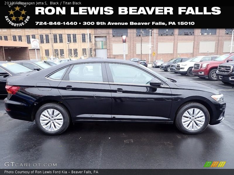 Black / Titan Black 2019 Volkswagen Jetta S