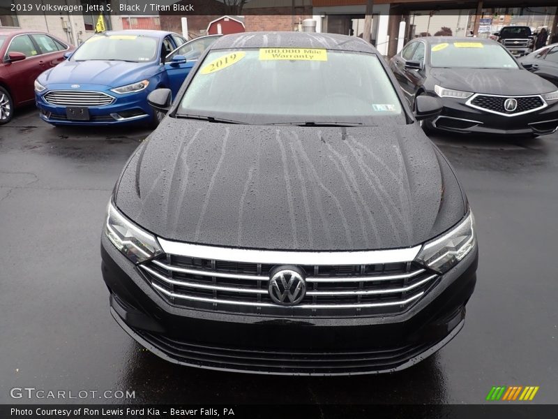 Black / Titan Black 2019 Volkswagen Jetta S