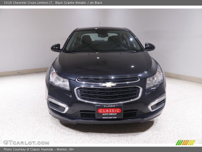 Black Granite Metallic / Jet Black 2016 Chevrolet Cruze Limited LT