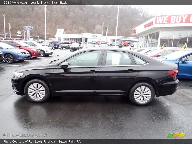 Black / Titan Black 2019 Volkswagen Jetta S