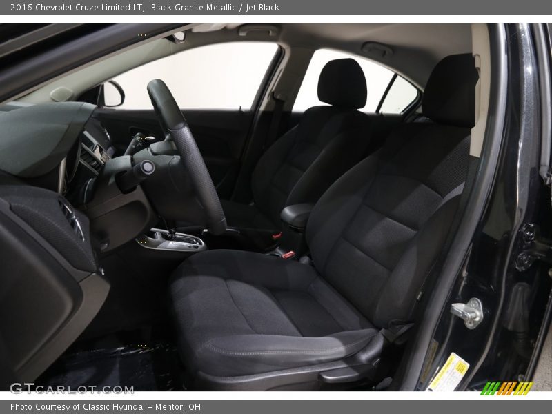 Black Granite Metallic / Jet Black 2016 Chevrolet Cruze Limited LT