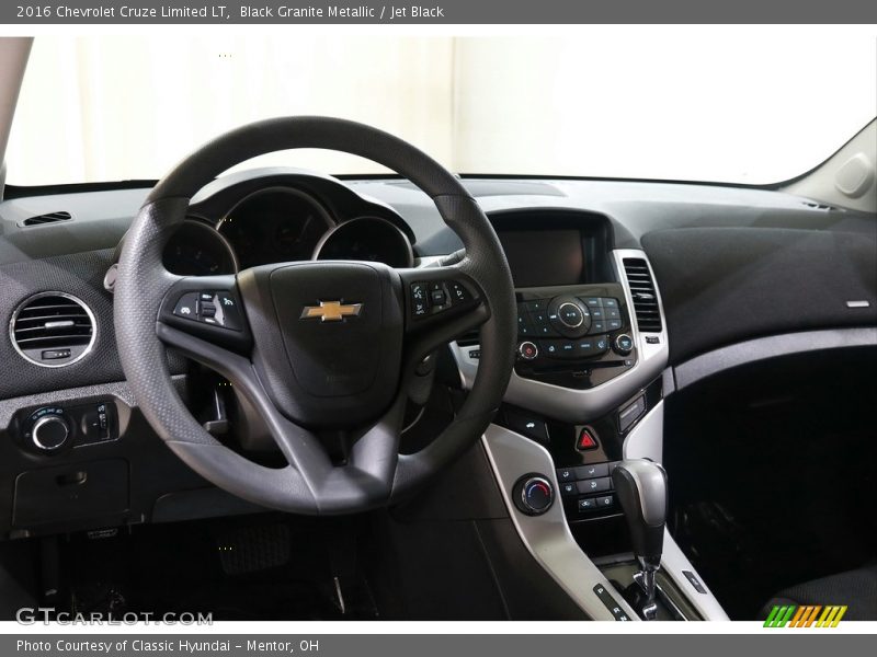 Black Granite Metallic / Jet Black 2016 Chevrolet Cruze Limited LT