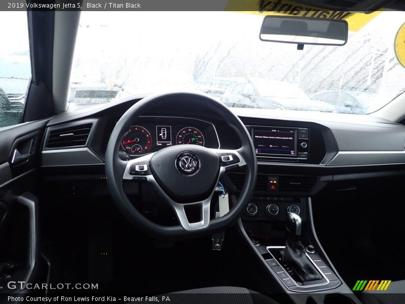 Black / Titan Black 2019 Volkswagen Jetta S
