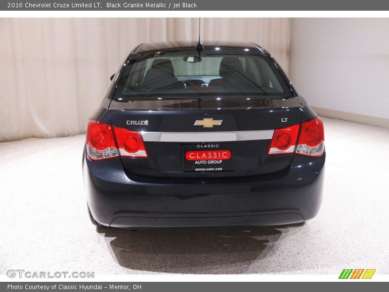 Black Granite Metallic / Jet Black 2016 Chevrolet Cruze Limited LT