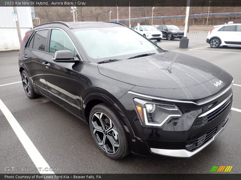 Aurora Black / Gray 2023 Kia Niro SX Hybrid
