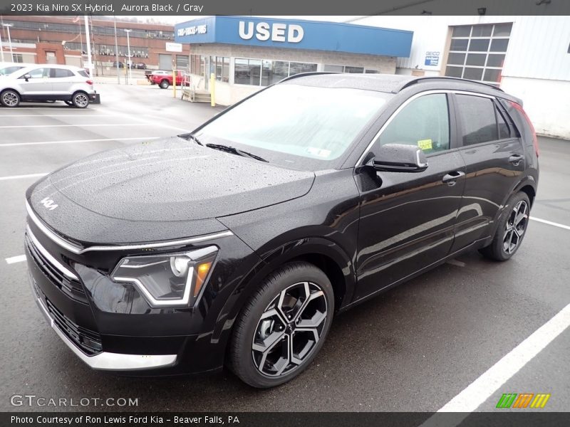 Aurora Black / Gray 2023 Kia Niro SX Hybrid