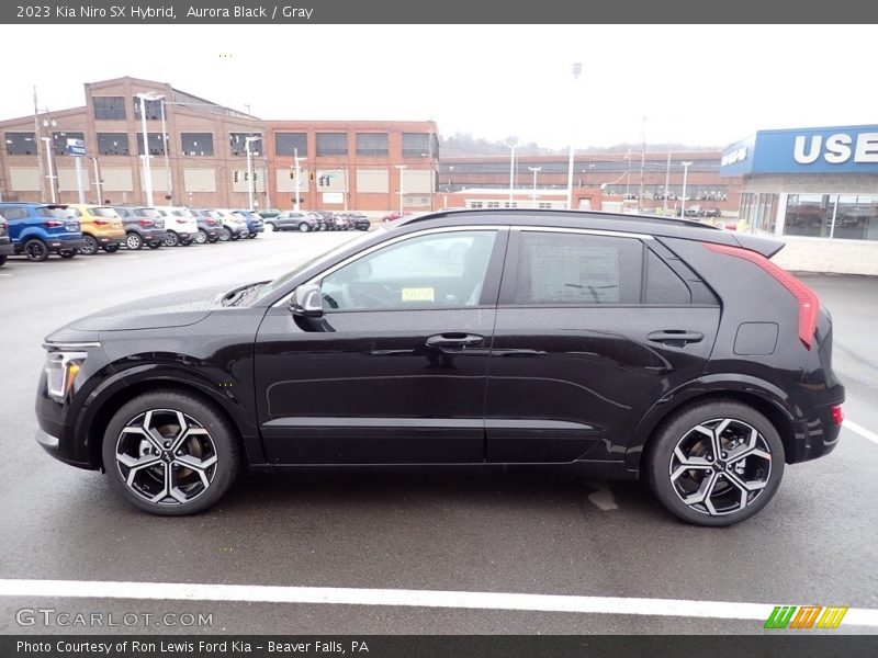 Aurora Black / Gray 2023 Kia Niro SX Hybrid