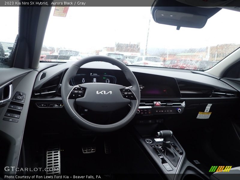 Aurora Black / Gray 2023 Kia Niro SX Hybrid