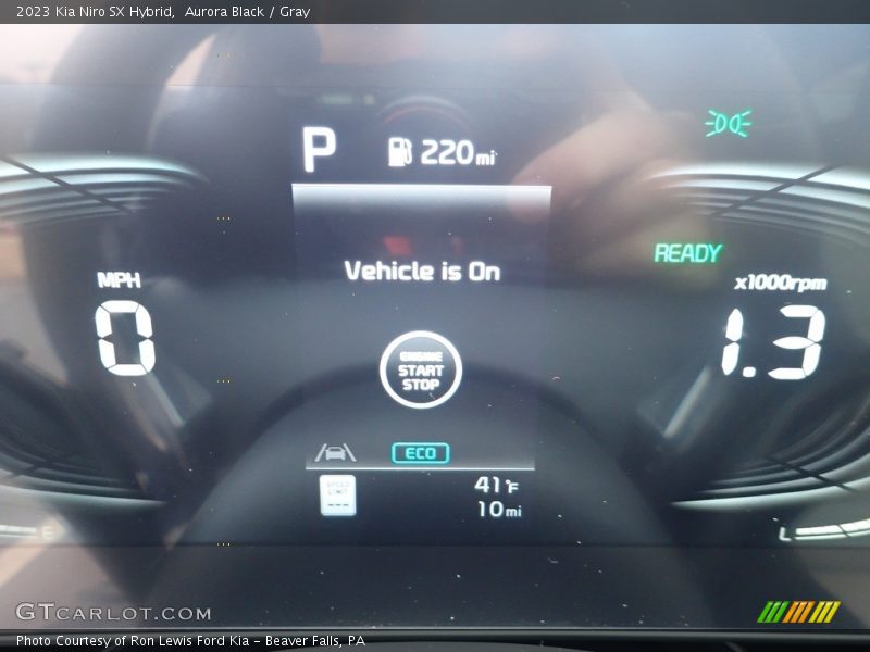 Aurora Black / Gray 2023 Kia Niro SX Hybrid