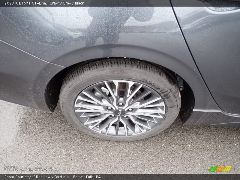 Gravity Gray / Black 2023 Kia Forte GT-Line