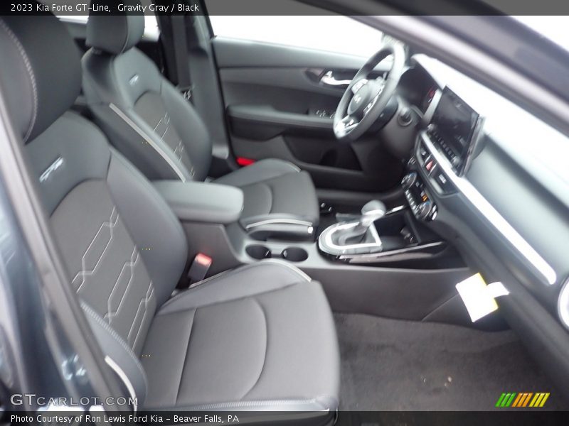 Gravity Gray / Black 2023 Kia Forte GT-Line