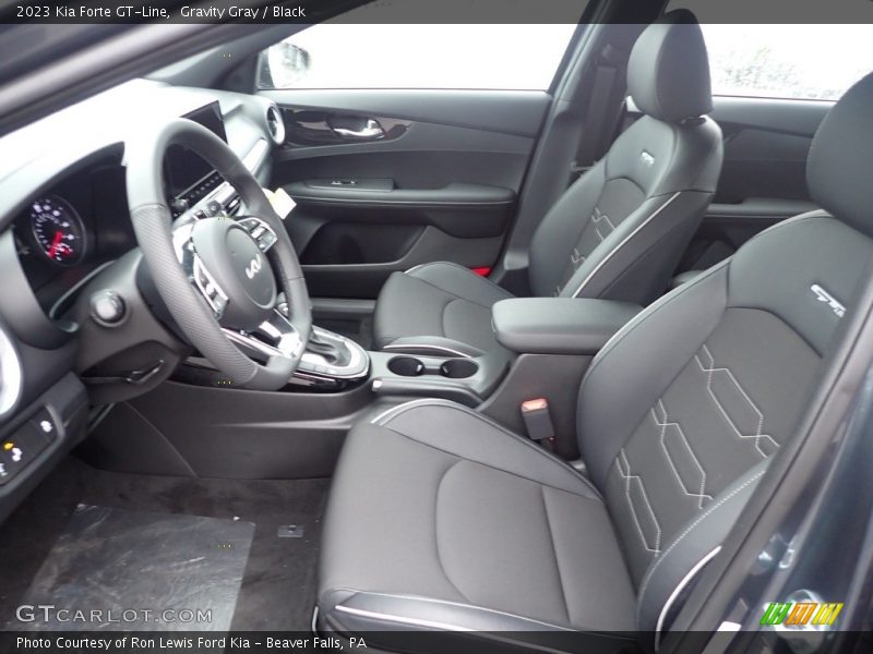 Gravity Gray / Black 2023 Kia Forte GT-Line
