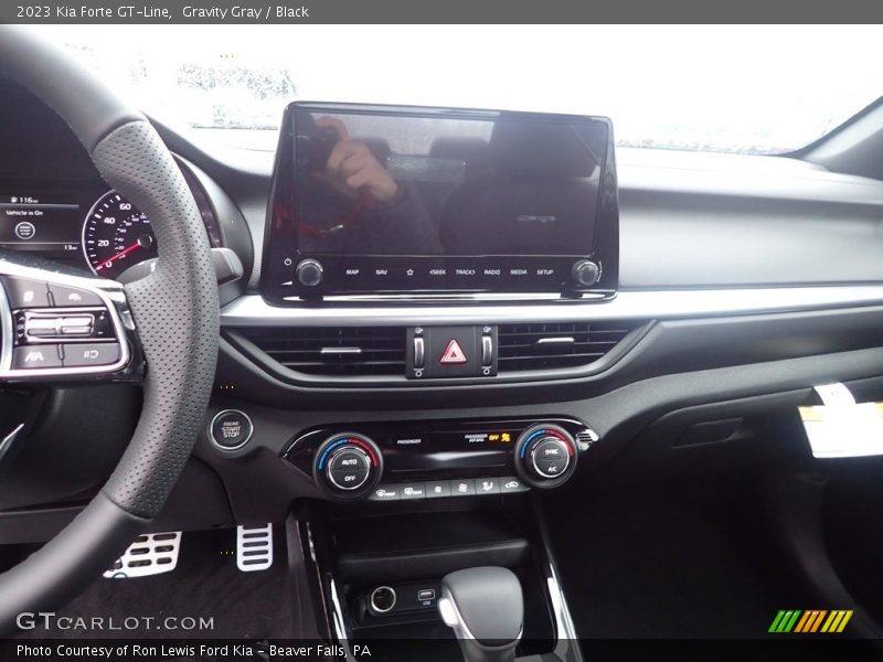 Gravity Gray / Black 2023 Kia Forte GT-Line