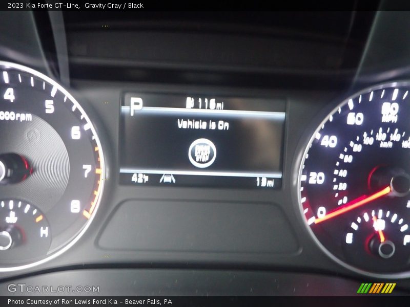 Gravity Gray / Black 2023 Kia Forte GT-Line