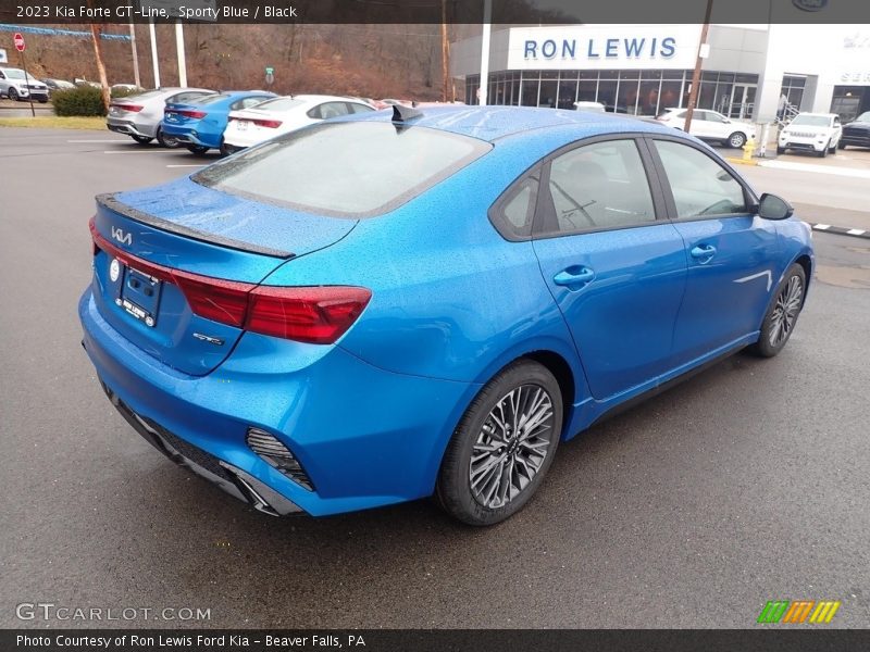 Sporty Blue / Black 2023 Kia Forte GT-Line
