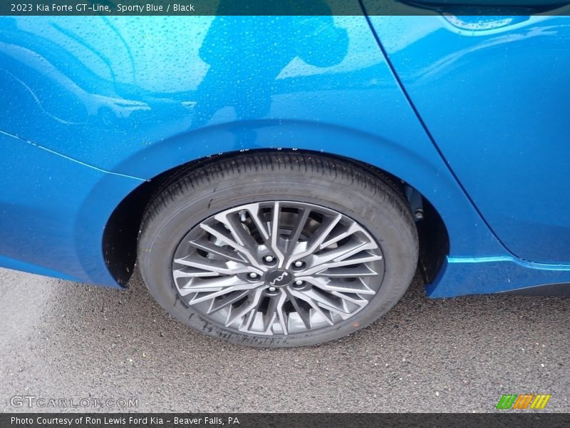 Sporty Blue / Black 2023 Kia Forte GT-Line