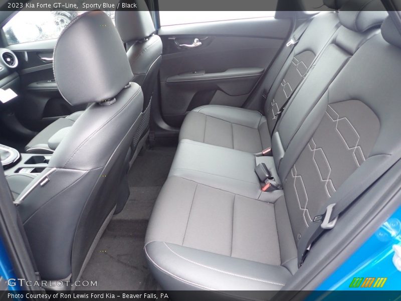 Sporty Blue / Black 2023 Kia Forte GT-Line