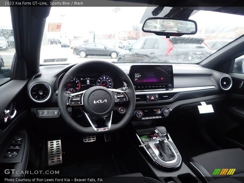Sporty Blue / Black 2023 Kia Forte GT-Line
