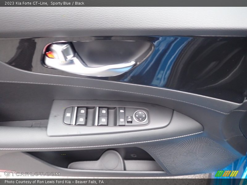 Sporty Blue / Black 2023 Kia Forte GT-Line