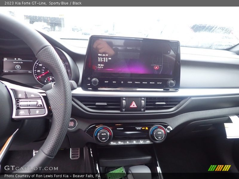 Sporty Blue / Black 2023 Kia Forte GT-Line