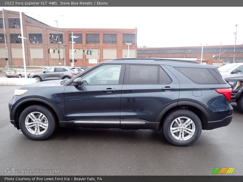  2022 Explorer XLT 4WD Stone Blue Metallic