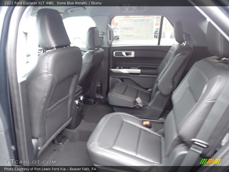 Stone Blue Metallic / Ebony 2022 Ford Explorer XLT 4WD
