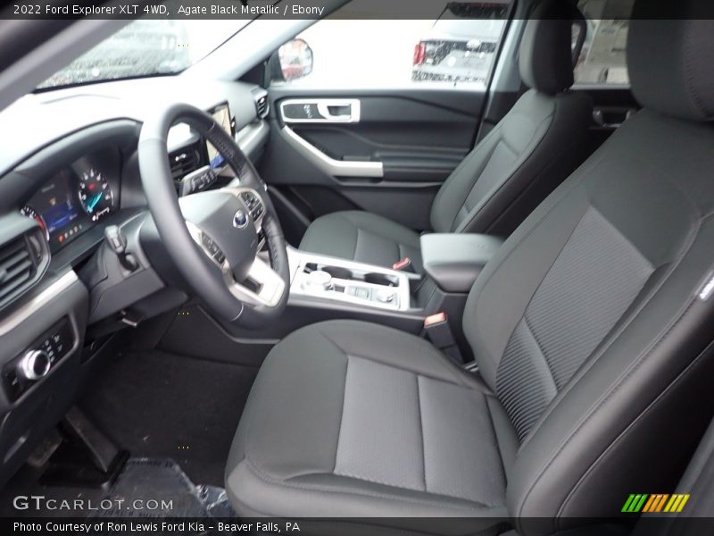 Front Seat of 2022 Explorer XLT 4WD