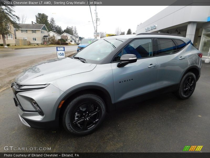 Sterling Gray Metallic / Jet Black 2023 Chevrolet Blazer LT AWD