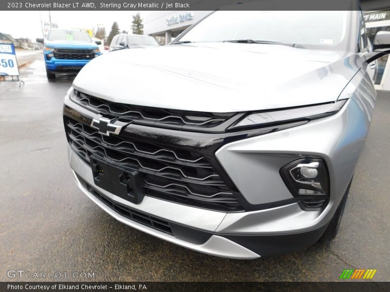 Sterling Gray Metallic / Jet Black 2023 Chevrolet Blazer LT AWD