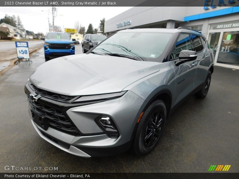 Sterling Gray Metallic / Jet Black 2023 Chevrolet Blazer LT AWD