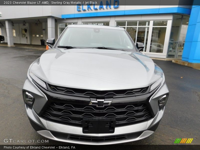 Sterling Gray Metallic / Jet Black 2023 Chevrolet Blazer LT AWD