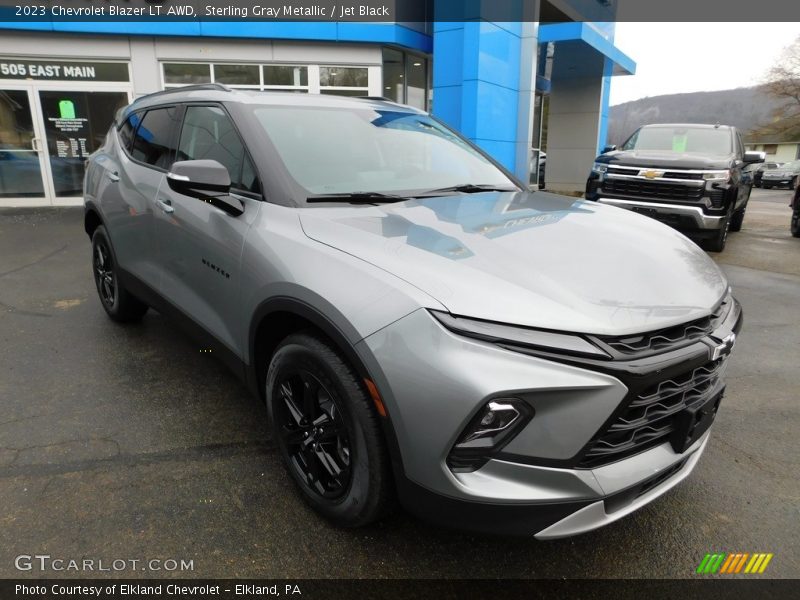Sterling Gray Metallic / Jet Black 2023 Chevrolet Blazer LT AWD