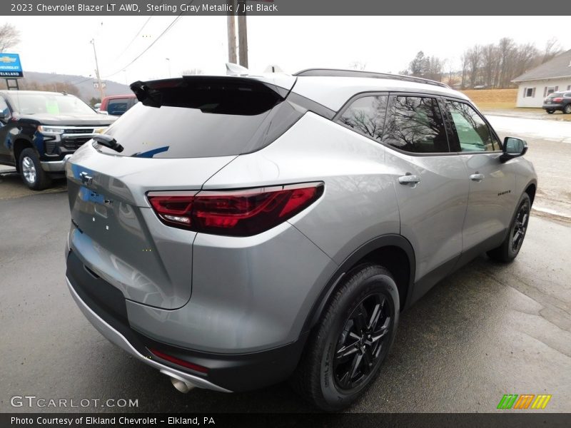 Sterling Gray Metallic / Jet Black 2023 Chevrolet Blazer LT AWD