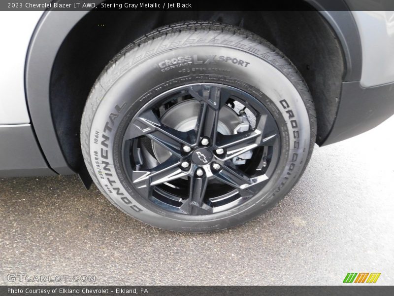 Sterling Gray Metallic / Jet Black 2023 Chevrolet Blazer LT AWD