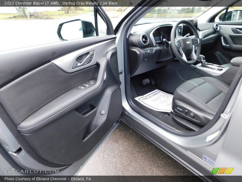 Sterling Gray Metallic / Jet Black 2023 Chevrolet Blazer LT AWD